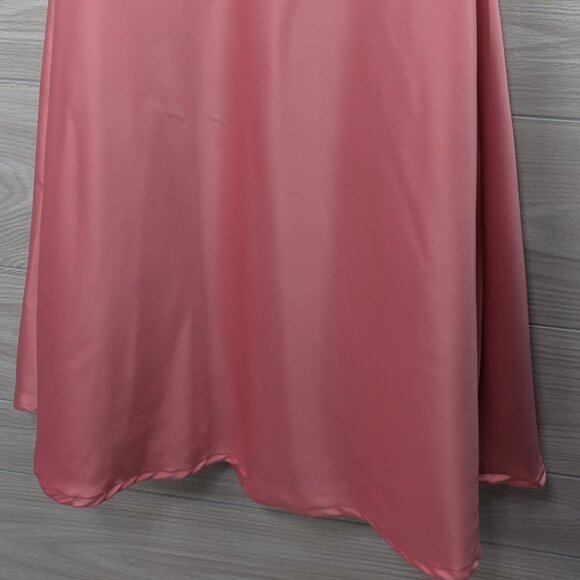 Peach Two-Piece Corset Formal Dress Set - Picture 8 of 9